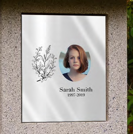 Plates for columbarium Plates for columbarium